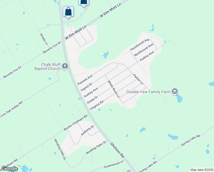 map of restaurants, bars, coffee shops, grocery stores, and more near 368 Audrey Avenue in Waco