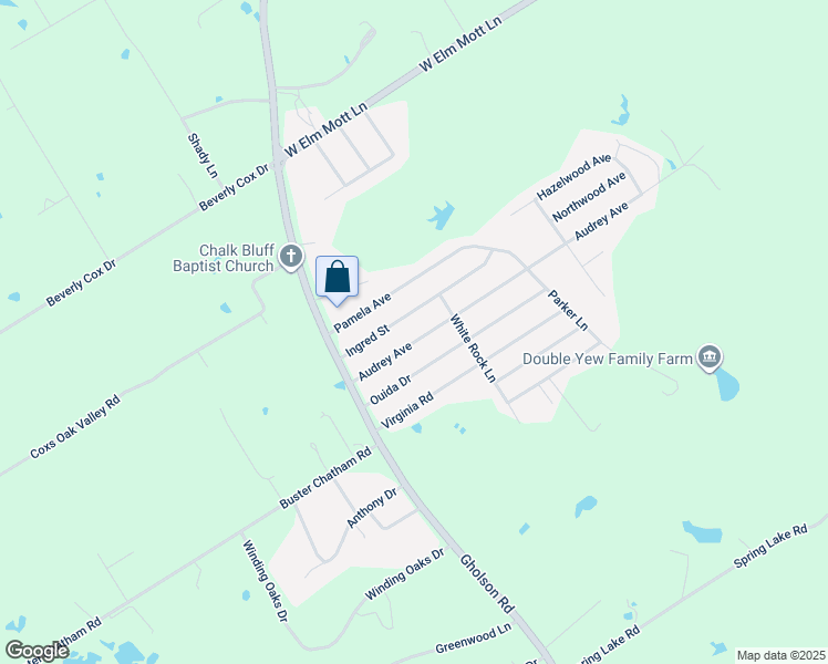 map of restaurants, bars, coffee shops, grocery stores, and more near 283 Audrey Avenue in Waco