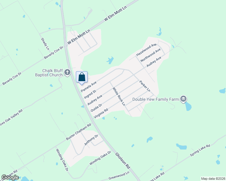 map of restaurants, bars, coffee shops, grocery stores, and more near 368 Audrey Avenue in Waco