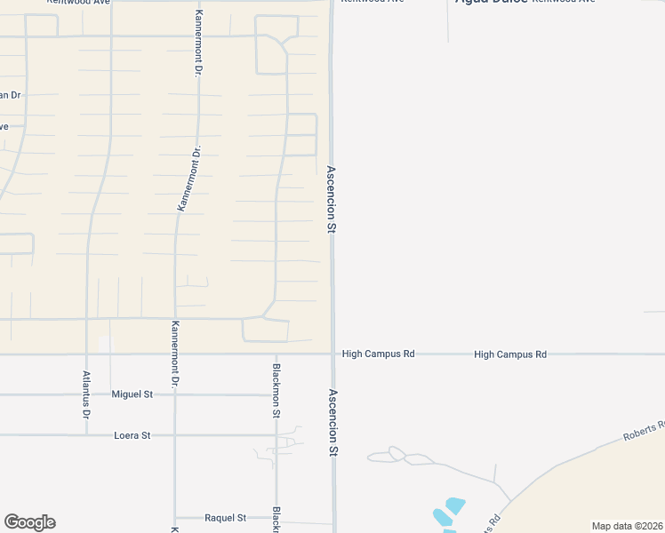 map of restaurants, bars, coffee shops, grocery stores, and more near Ascencion Street in El Paso