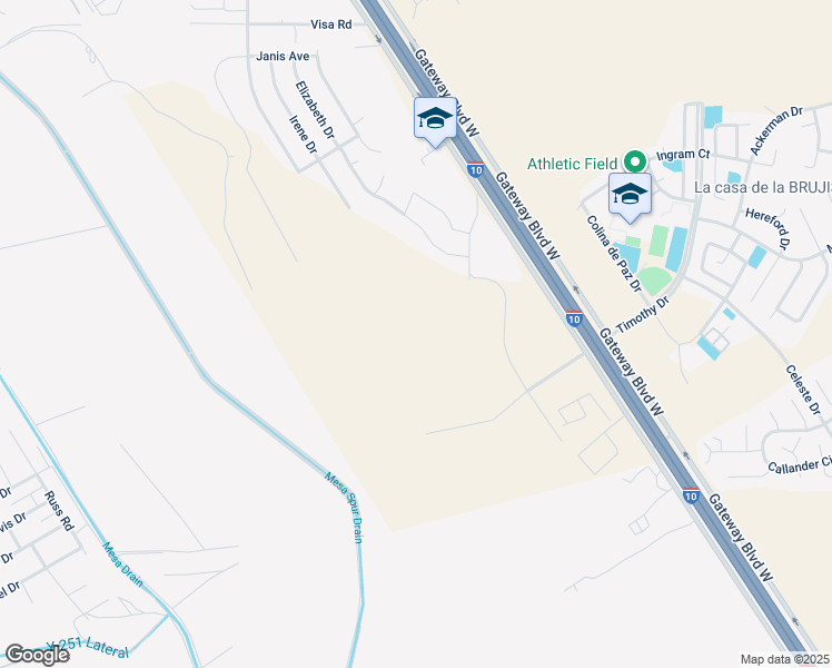 map of restaurants, bars, coffee shops, grocery stores, and more near 11808 Nancy in Socorro