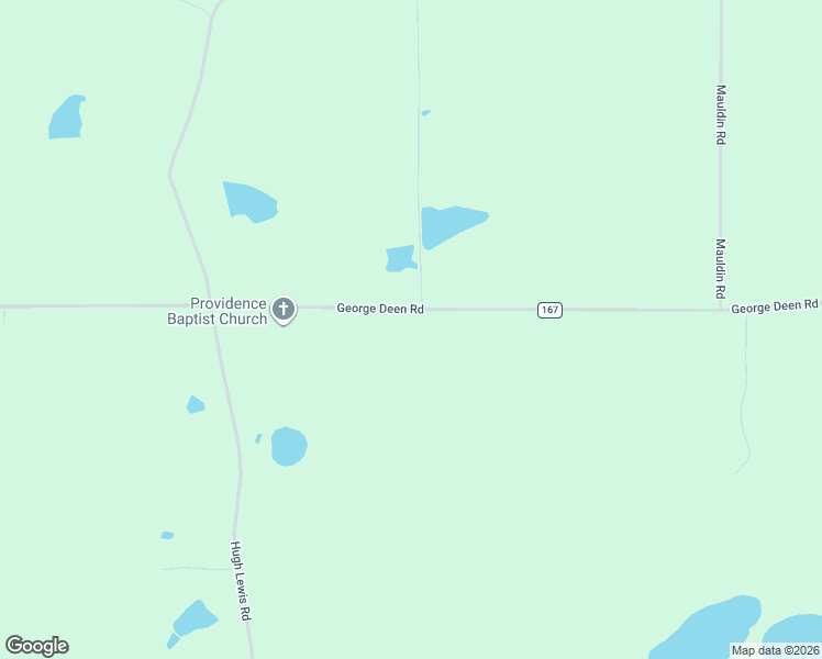 map of restaurants, bars, coffee shops, grocery stores, and more near 6070-7470 George Deen Road in Broxton