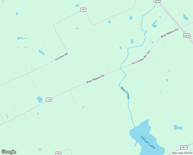 map of restaurants, bars, coffee shops, grocery stores, and more near Blue Ribbon Road in Elkhart