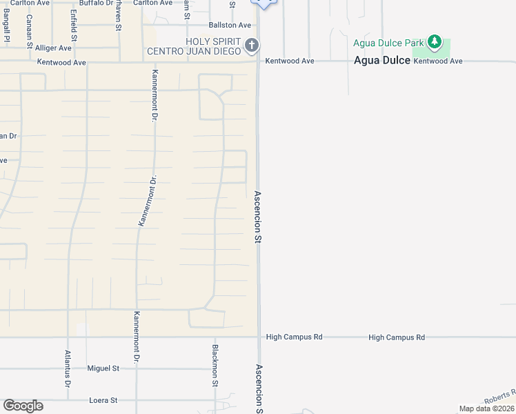 map of restaurants, bars, coffee shops, grocery stores, and more near Ascencion Street in El Paso