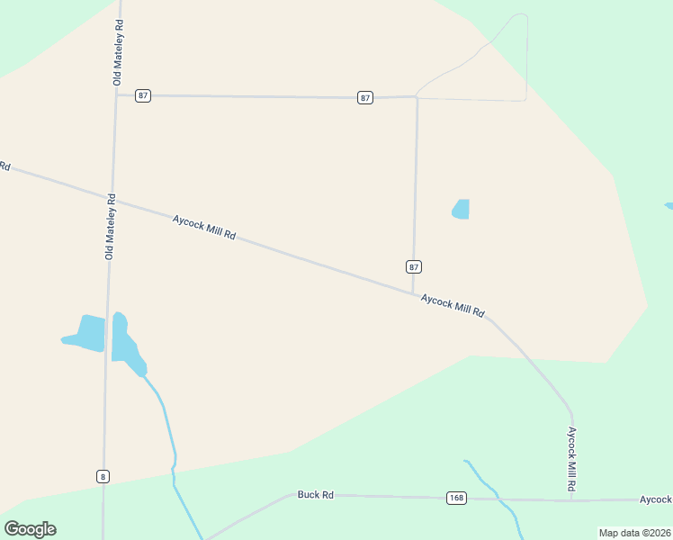 map of restaurants, bars, coffee shops, grocery stores, and more near County Road 35 in Randolph County