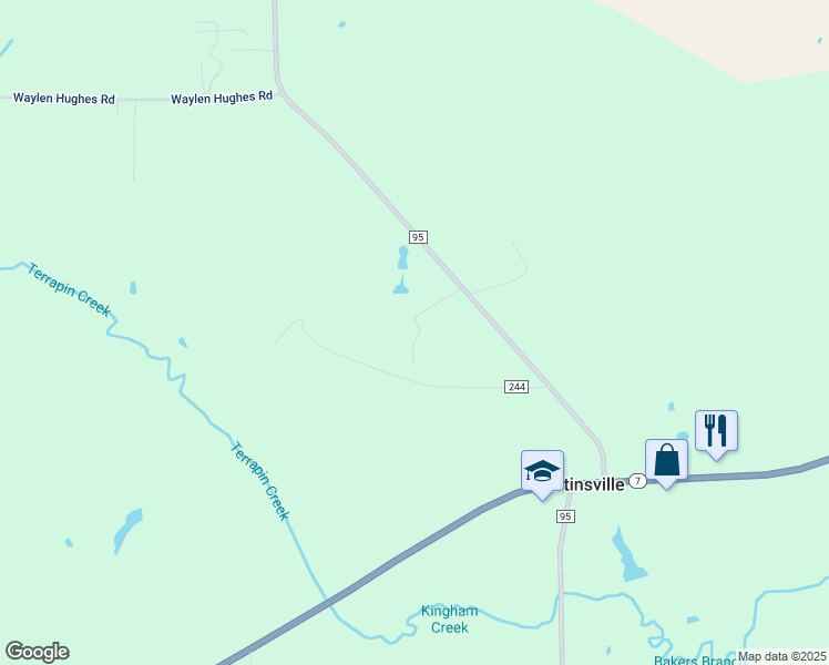map of restaurants, bars, coffee shops, grocery stores, and more near 400 County Road 244 in Nacogdoches