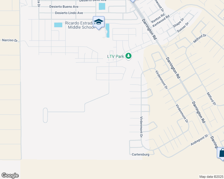 map of restaurants, bars, coffee shops, grocery stores, and more near 1 Ltv Road in El Paso