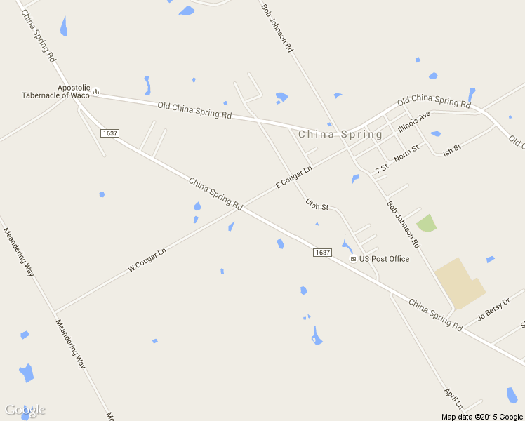 map of restaurants, bars, coffee shops, grocery stores, and more near 14406 China Spring Rd in China Spring