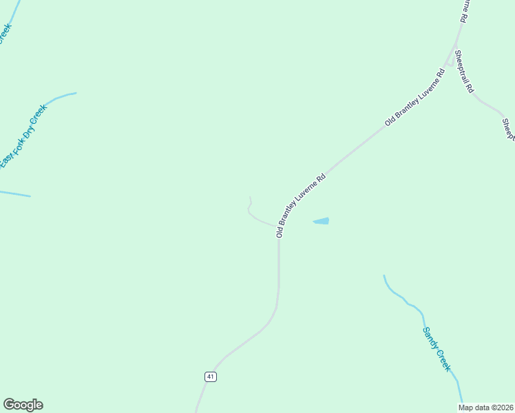 map of restaurants, bars, coffee shops, grocery stores, and more near 4040 Old Brantley Luverne Road in Brantley