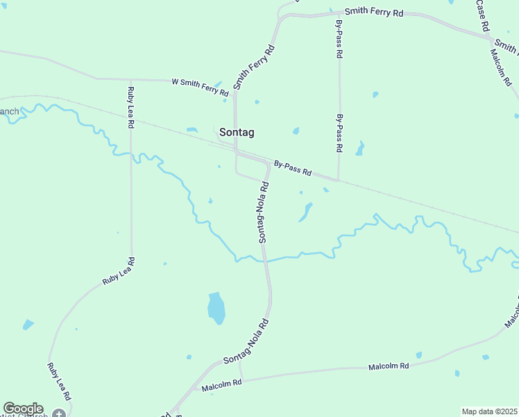 map of restaurants, bars, coffee shops, grocery stores, and more near 868 Sontag-Nola Road in Sontag