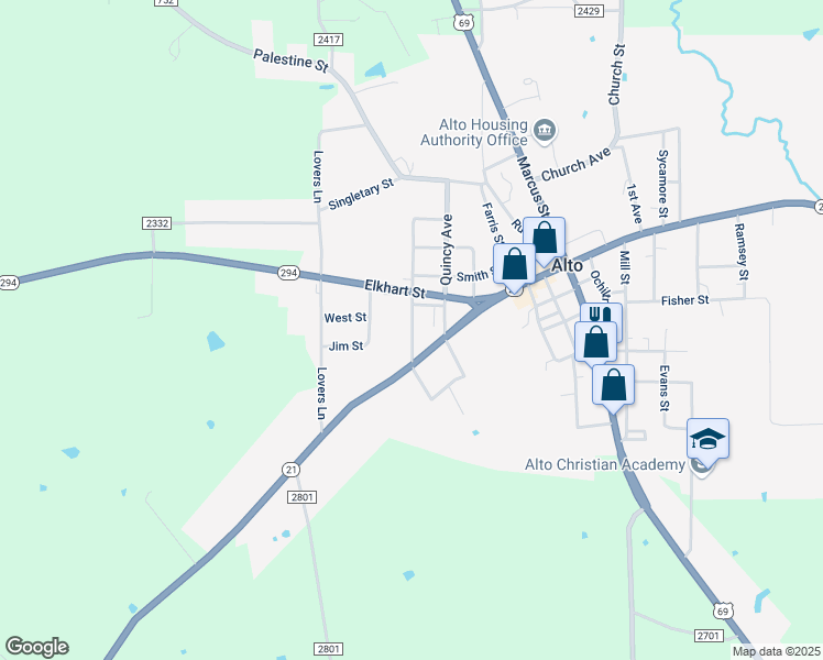 map of restaurants, bars, coffee shops, grocery stores, and more near 181 Putnam Avenue in Alto