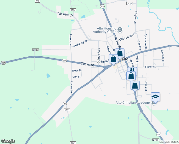 map of restaurants, bars, coffee shops, grocery stores, and more near 181 Putnam Avenue in Alto