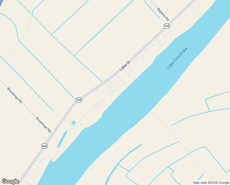 map of restaurants, bars, coffee shops, grocery stores, and more near 1283 State Route 568 in Ferriday