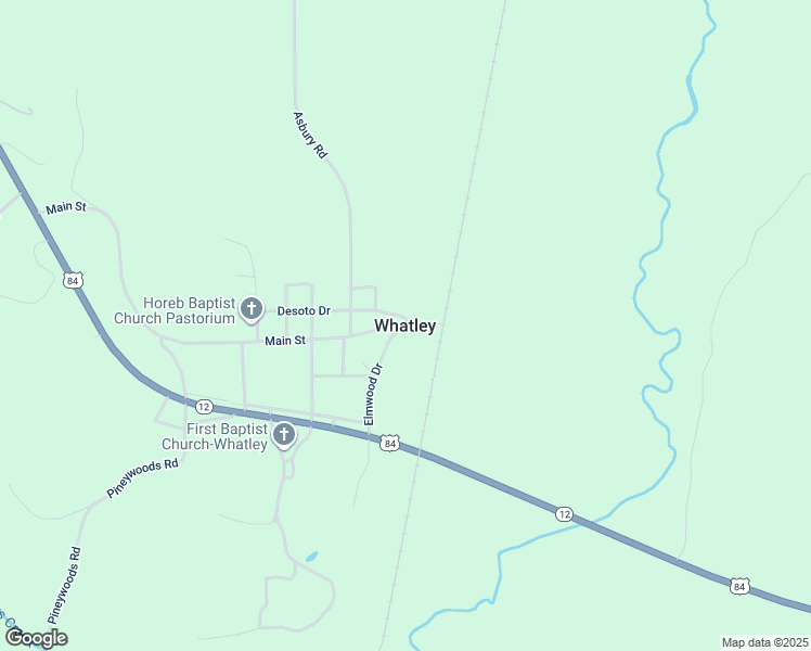 map of restaurants, bars, coffee shops, grocery stores, and more near in Whatley
