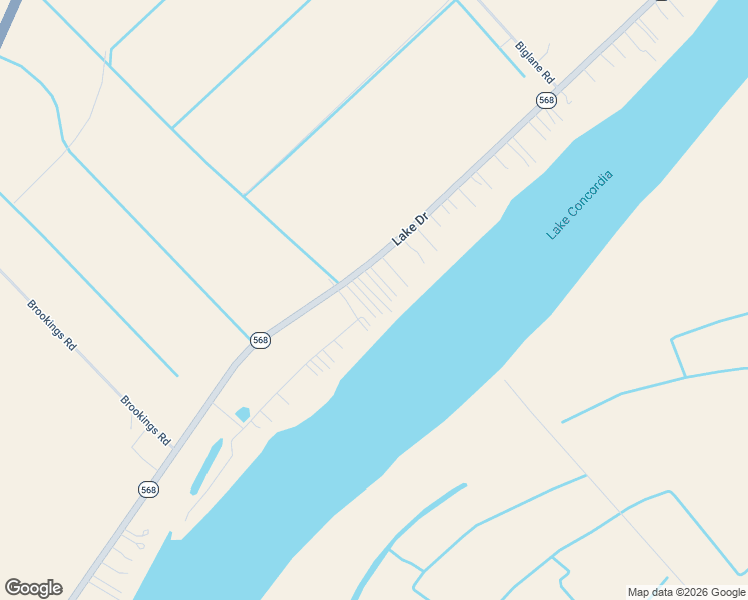 map of restaurants, bars, coffee shops, grocery stores, and more near 1283 State Route 568 in Ferriday