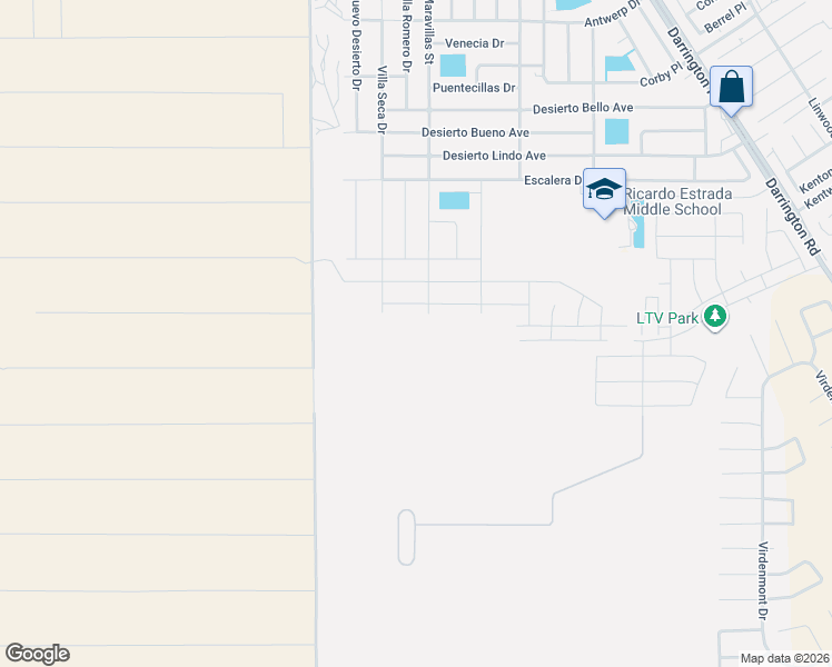 map of restaurants, bars, coffee shops, grocery stores, and more near 14332 Sabio Drive in Horizon City