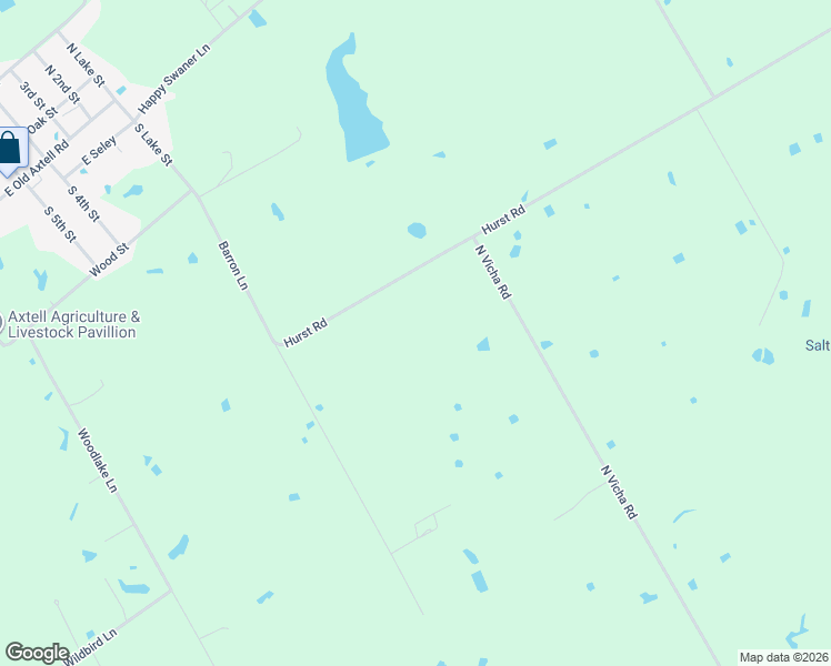 map of restaurants, bars, coffee shops, grocery stores, and more near 402 Hurst Road in Axtell