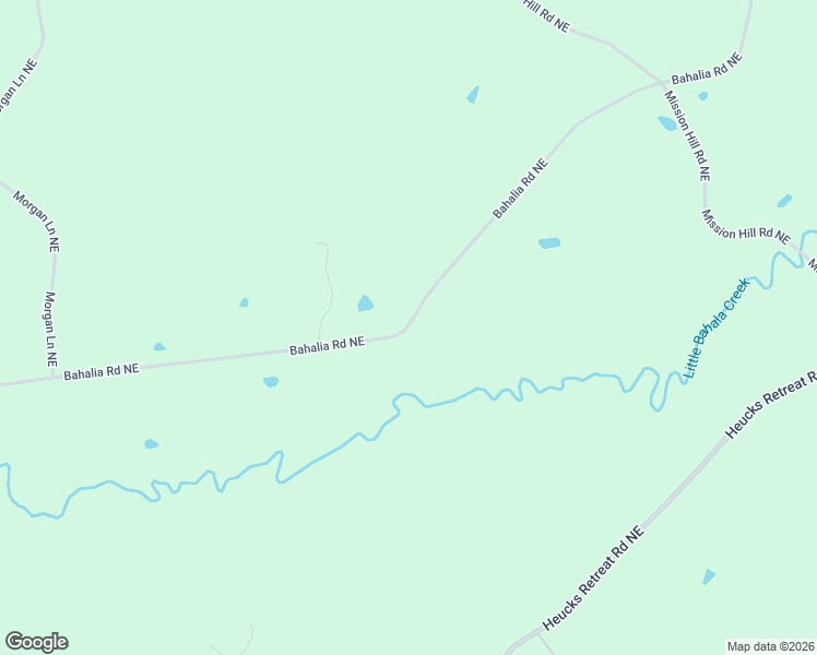 map of restaurants, bars, coffee shops, grocery stores, and more near 2700-2744 Bahalia Road Northeast in Wesson