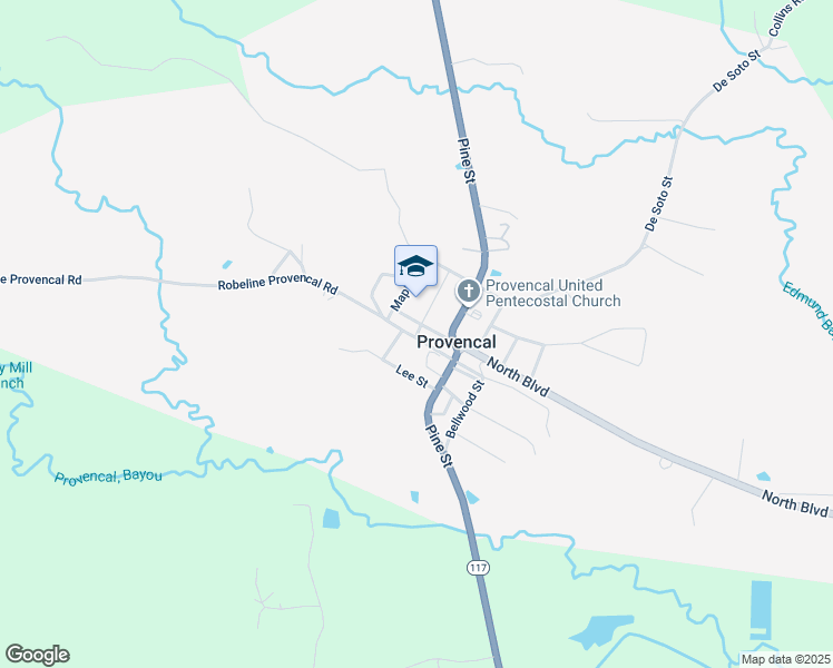 map of restaurants, bars, coffee shops, grocery stores, and more near 132 Cherry Street in Provencal