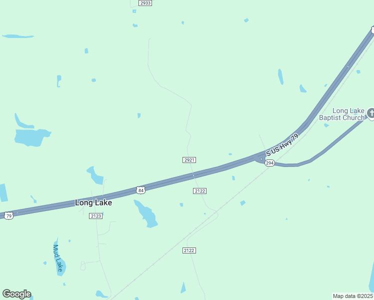 map of restaurants, bars, coffee shops, grocery stores, and more near County Road 2921 in Anderson County