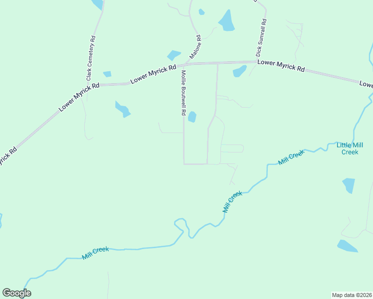 map of restaurants, bars, coffee shops, grocery stores, and more near 1-99 Mollie Boutwell Road in Laurel