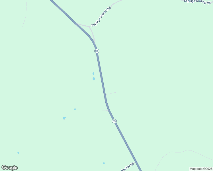 map of restaurants, bars, coffee shops, grocery stores, and more near 16960 Alabama 83 in Evergreen