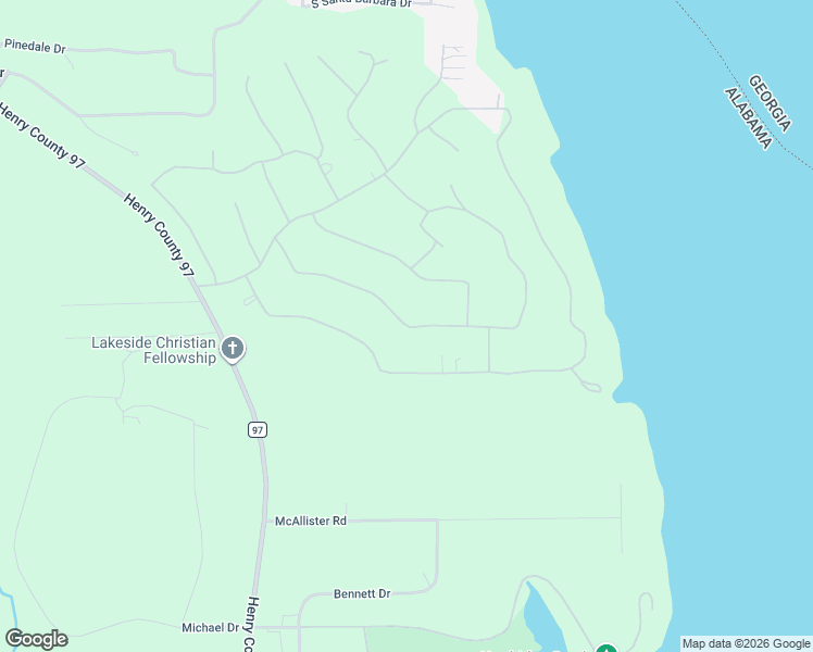 map of restaurants, bars, coffee shops, grocery stores, and more near 465 Timber Lane in Abbeville