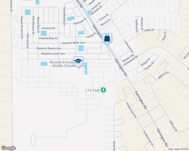 map of restaurants, bars, coffee shops, grocery stores, and more near 14604 Escalera Drive in El Paso