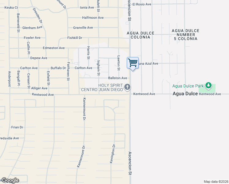map of restaurants, bars, coffee shops, grocery stores, and more near 857 Ascencion Street in El Paso