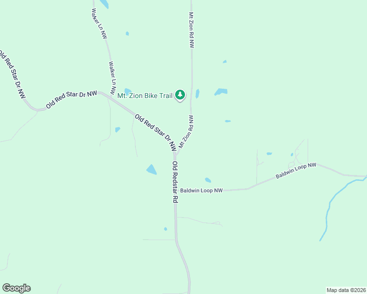 map of restaurants, bars, coffee shops, grocery stores, and more near 1201-1299 Mount Zion Road Northwest in Brookhaven