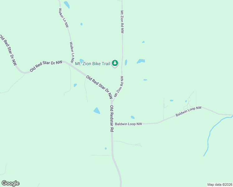 map of restaurants, bars, coffee shops, grocery stores, and more near 1201 Mount Zion Road Northwest in Brookhaven