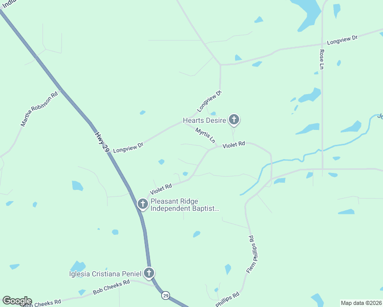 map of restaurants, bars, coffee shops, grocery stores, and more near 93 Violet Road in Ellisville