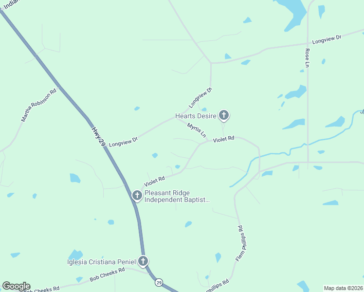map of restaurants, bars, coffee shops, grocery stores, and more near 93 Violet Drive in Ellisville