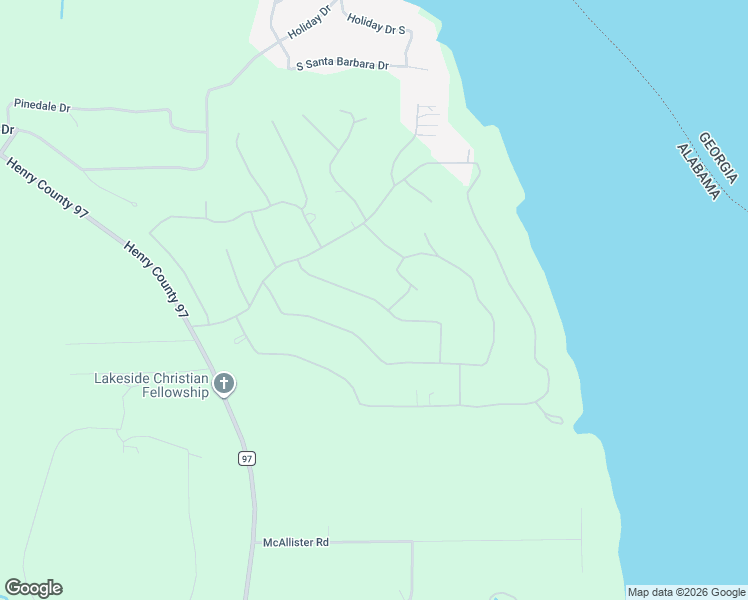 map of restaurants, bars, coffee shops, grocery stores, and more near 164 Ann Lane in Abbeville