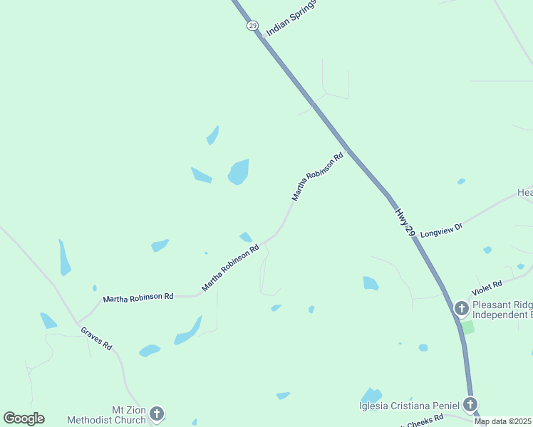 map of restaurants, bars, coffee shops, grocery stores, and more near 189 Martha Robinson Road in Ellisville