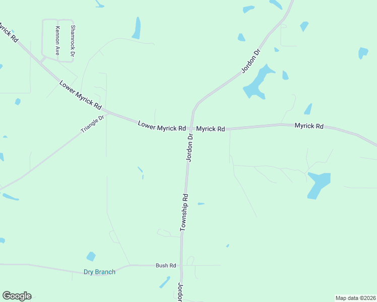 map of restaurants, bars, coffee shops, grocery stores, and more near Township Road in Laurel