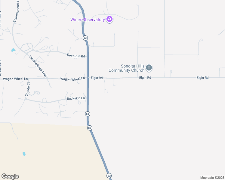 map of restaurants, bars, coffee shops, grocery stores, and more near 23 Elgin Road in Sonoita