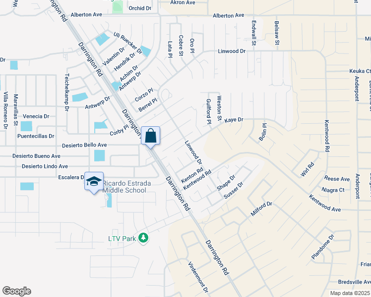map of restaurants, bars, coffee shops, grocery stores, and more near 954 Travelo Road in Clint