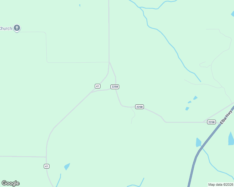 map of restaurants, bars, coffee shops, grocery stores, and more near County Road 2258 in Troy