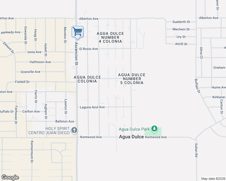 map of restaurants, bars, coffee shops, grocery stores, and more near 720 Agua Tibia Place in El Paso