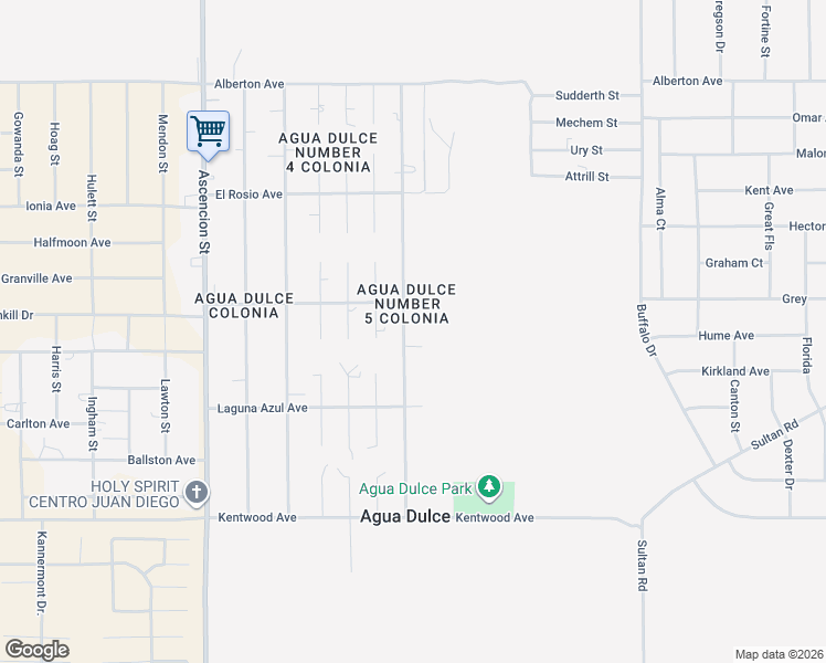 map of restaurants, bars, coffee shops, grocery stores, and more near 716 Agua Del Rio in El Paso
