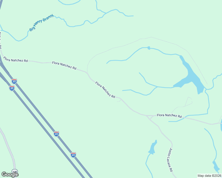 map of restaurants, bars, coffee shops, grocery stores, and more near 567-799 Flora Natchez Road in Robeline