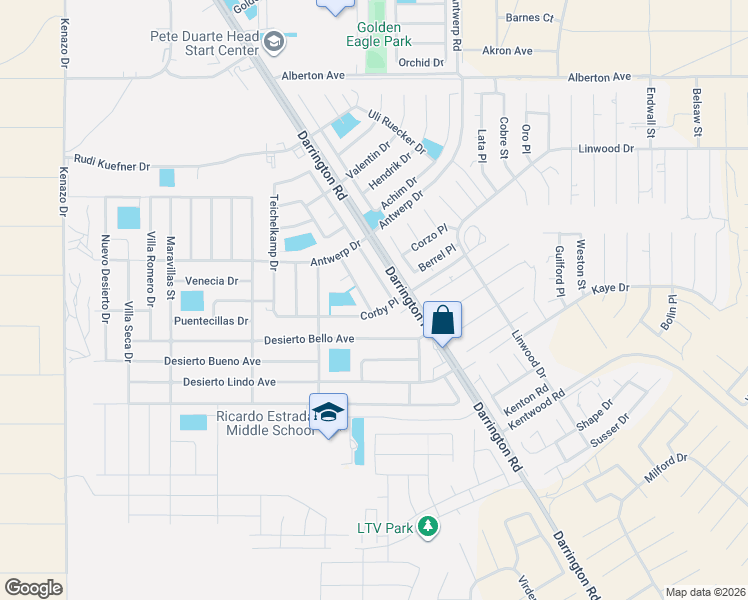 map of restaurants, bars, coffee shops, grocery stores, and more near 748 Weiermann in Horizon City