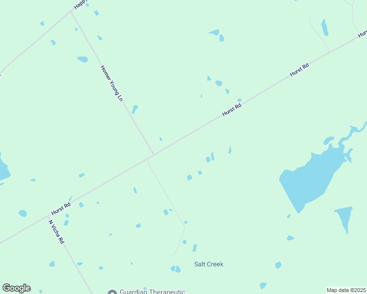 map of restaurants, bars, coffee shops, grocery stores, and more near 1412 Hurst Road in Axtell