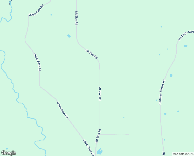 map of restaurants, bars, coffee shops, grocery stores, and more near Mount Zion Road in Prentiss