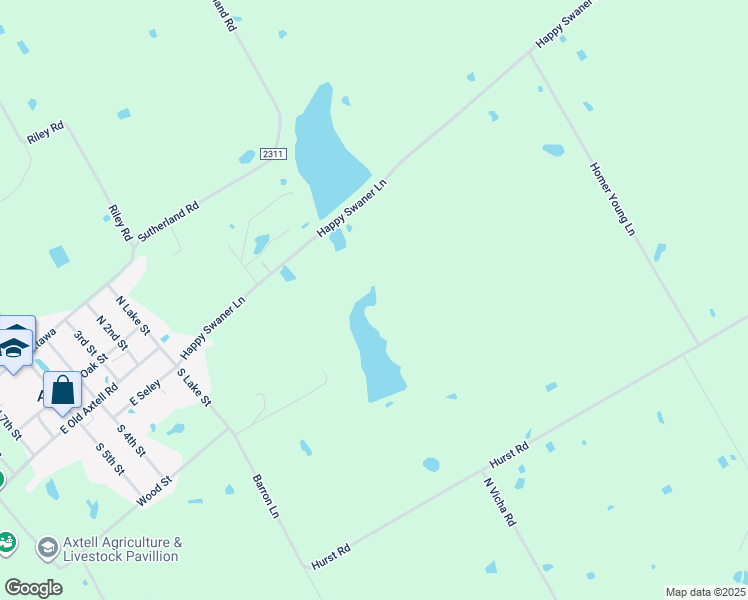 map of restaurants, bars, coffee shops, grocery stores, and more near in Axtell