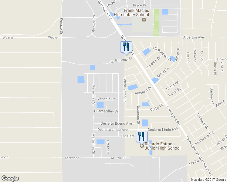 map of restaurants, bars, coffee shops, grocery stores, and more near 652 Villa Victoria Drive in Horizon City