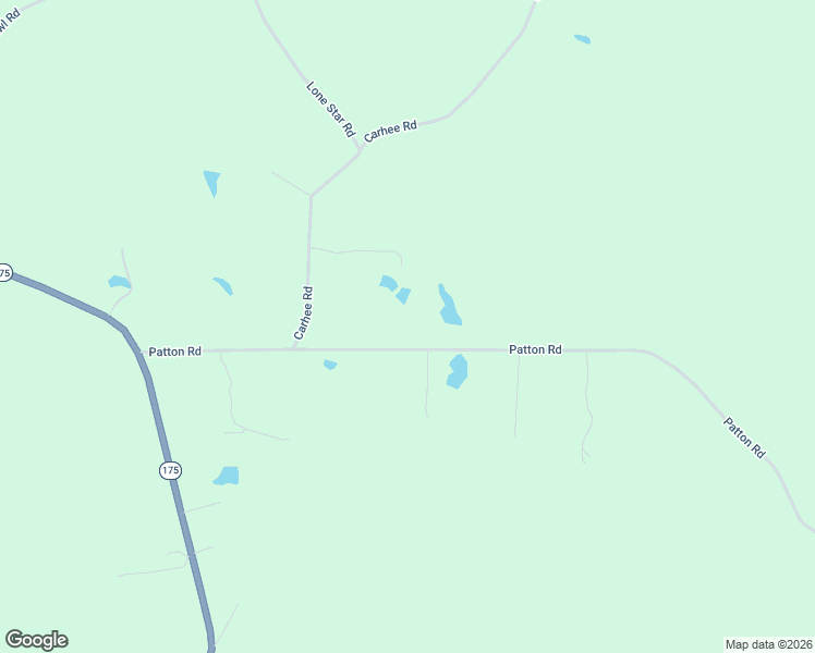 map of restaurants, bars, coffee shops, grocery stores, and more near 527-725 Patton Road in Many