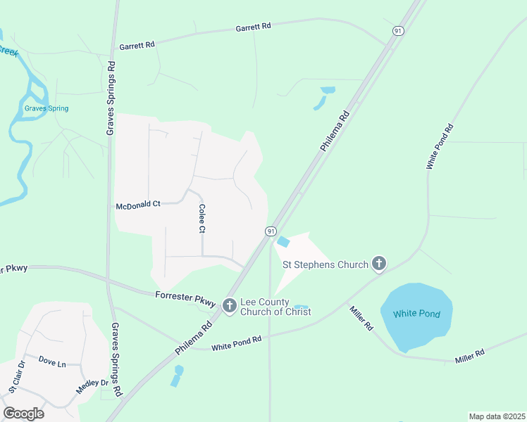map of restaurants, bars, coffee shops, grocery stores, and more near 129 Austin Court in Leesburg