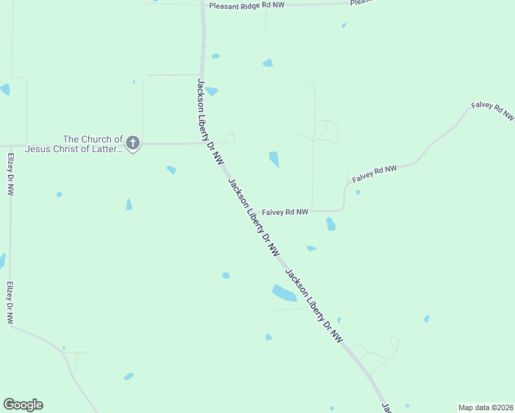 map of restaurants, bars, coffee shops, grocery stores, and more near 3102-3190 Jackson Liberty Drive Northwest in Wesson